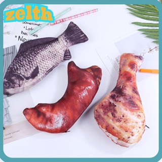 Zelth กระเป๋าใส่ปากกา เครื่องสําอาง ลายหมู สร้างสรรค์