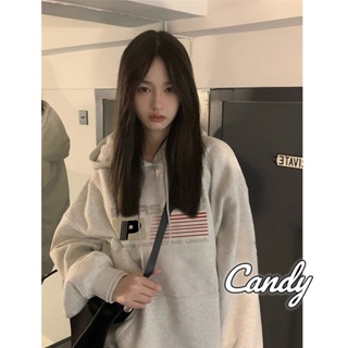 Candy Kids  เสื้อผ้าผู้ญิง แขนยาว เสื้อฮู้ด คลุมหญิง สไตล์เกาหลี แฟชั่น  ทันสมัย สบาย พิเศษ High quality A28J1DA 36Z230909