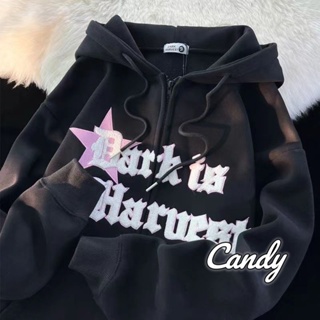 Candy Kids  เสื้อผ้าผู้ญิง แขนยาว เสื้อฮู้ด คลุมหญิง สไตล์เกาหลี แฟชั่น  ทันสมัย สบาย ทันสมัย Trendy A28J1DQ 36Z230909