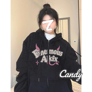 Candy Kids  เสื้อผ้าผู้ญิง แขนยาว เสื้อฮู้ด คลุมหญิง สไตล์เกาหลี แฟชั่น  สวย สไตล์เกาหลี Chic รุ่นใหม่ A28J1DU 36Z230909