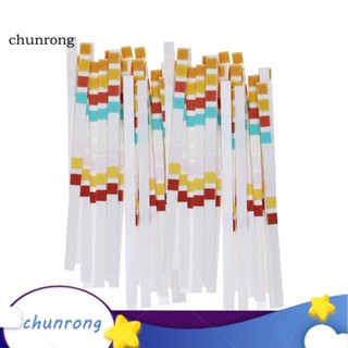 Chunrong แถบกระดาษทดสอบคุณภาพน้ํา 14-in-1 สําหรับสระว่ายน้ํา 100 ชิ้น