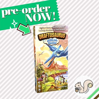 Draftosaurus: Aerial Show EXP ส่วนเสริม บอร์ดเกมแท้ คู่มือภาษาอังกฤษ [Pre-Order]