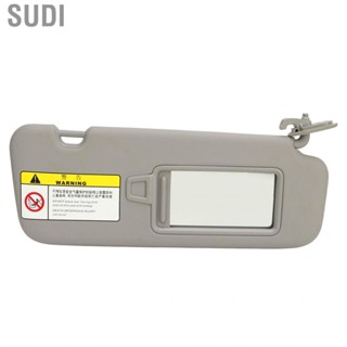 Sudi Passenger Side Sun Visor with Mirror 85220 F0100TTX for Hyundai Elantra AD 2016 to 2019 Grey Replacement