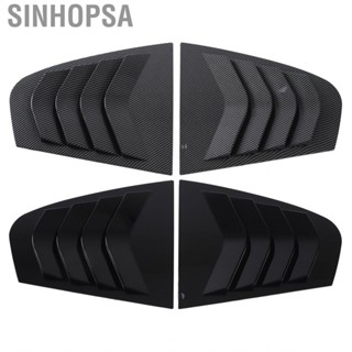 Sinhopsa 1Pair Side Window Louver Cover Protective Lightweight Wear Resistant Triangular Shutters Trim Fit For 3 Series F30