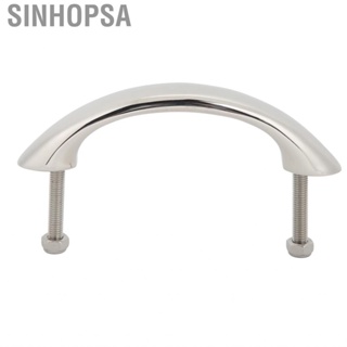 Sinhopsa 170mm Boat Grip Handle 316 Stainless Steel Mirror Polished Rustproof for Yacht RV Bus Truck Handrail Marine Grab Bar