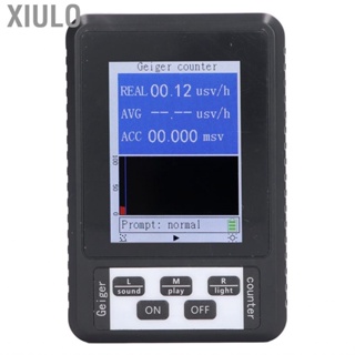 Xiulo Dosimeter  Handheld Automatic Alarm Button Operation Nuclear Radiation Detector for Material Inspection