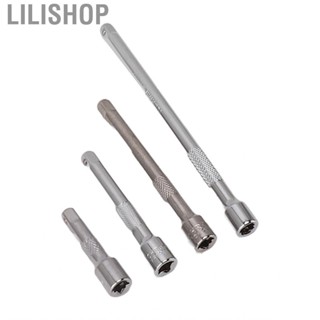 Lilishop Socket Extension Bar Efficient Enhanced Grip 1/4in Drive Chrome Vanadium Steel for Mechanical Engineering