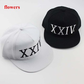 Flowers ใหม่ หมวกเบสบอล ปักลายโลโก้ Bruno Mars XXIV 24k ของขวัญ สไตล์พังก์