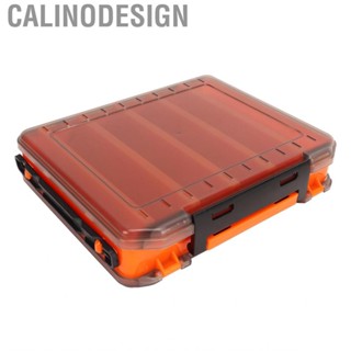 Calinodesign Tackle Storage Organizer Strong PP Fishing Box Double Sided For Outdoor