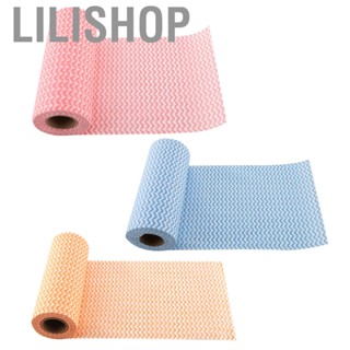 Lilishop Dish Cloth  50pcs Disposable Non-stick Oil Non-woven Fabric Duster Hand Towel for Kitchen