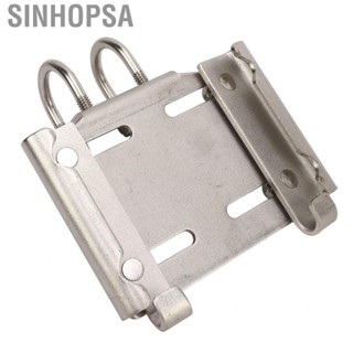 Sinhopsa Stainless Steel Bracket  Rail Mount Anchor 7/8 To 1 Inch Adjustable Angle Stable for Marines Boats Yachts Ships