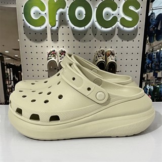 Crocs crush clog รองเท้าแตะพื้นหนา รองเท้าไปทะเล#207521