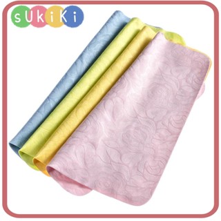 Sukiki ผ้าทําความสะอาดเลนส์กล้อง หน้าจอโทรศัพท์ คุณภาพสูง สุ่มสี 1 2 3 4 ชิ้น