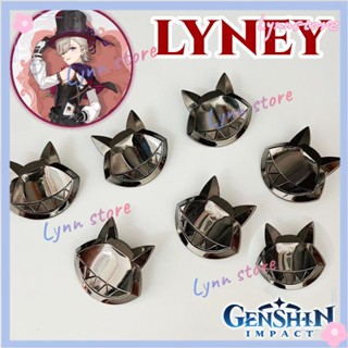 เข็มกลัดคอสเพลย์ LYNEY LYNEY Pins New City Fontaine Twins LYNEY Cat สําหรับตกแต่งเสื้อผ้า กระเป๋าเป้สะพายหลัง