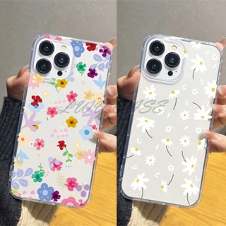 เคสนิ่ม ลายดอกไม้ สําหรับ Oppo A17 A57 A16K A16e A1k A93 A12 A12e A3s A5 Ax5 A7 A5s A16 A16s A15 A15s A35 A54 A31 2020 A9 A5 2020 A92 A52 A92s A53 A33 F9 A36 A76 A96