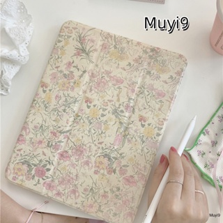 เคสแท็บเล็ต ลายภาพวาดสีน้ํามัน รูปดอกไม้ แบบสร้างสรรค์ สไตล์เรโทร สําหรับ Ipad รุ่น 10.2 10 360° เคส กันตก หมุนได้ สําหรับ Ipad Mini6 Ipad9.7 Air5 Pro11 ipad12.9 Ipad7th