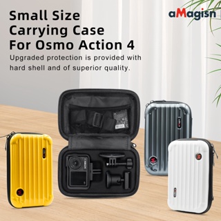 Amagisn กระเป๋าเก็บกล้อง ขนาดเล็ก อุปกรณ์เสริม สําหรับ DJI Osmo Action 4 DJI Action 3