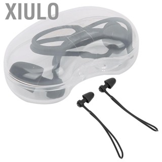 Xiulo lost Swimming Earplugs  Noise Reduction Soft Silicone EarPlugs with Rope for Sleeping Ears Protection