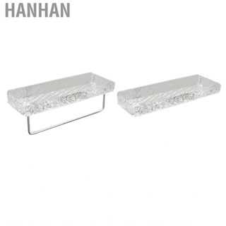 Hanhan Acrylic Bathroom Shelves  Strong Load Bearing Light Luxury Wall Mounted Shower High  for