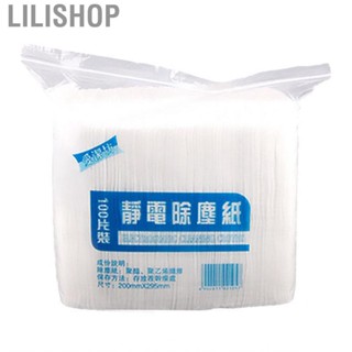 Lilishop Static Dusting Wipes  100 Pcs Electrostatic Plain Design Adsorb Dust for Home