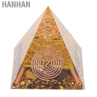 Hanhan 6cm Positive Energy Pyramid Tabletop Ornament Generator For Stress