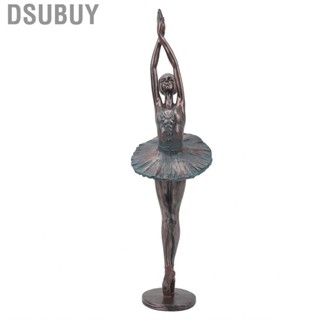 Dsubuy Ballerina Girl Sculpture  Versatility Exquisite Resin Statue for Home