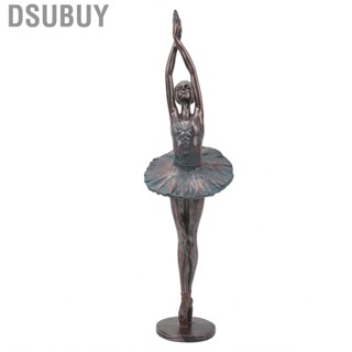 Dsubuy Ballerina Girl Sculpture  Versatility Exquisite Resin Statue for Home