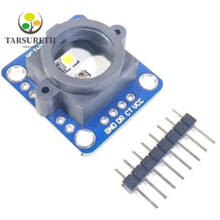 Tarsureth โมดูลเซนเซอร์ตรวจจับสีไฟฟ้า GY-33 TCS34725 3-5V ขนาดเล็ก DIY