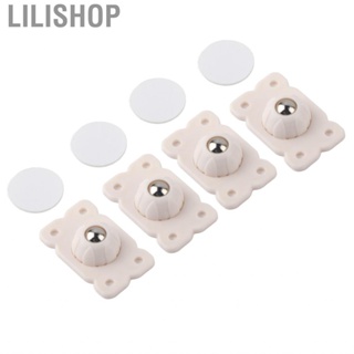 Lilishop Self Adhesive Caster Wheels 8Pcs Sticky Mini Swivel