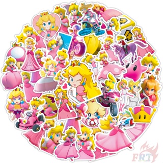 ❉ สติกเกอร์ Super Princess Peach Series 02 สําหรับติดตกแต่ง ❉ สติกเกอร์แฟชั่น กันน้ํา DIY 50 ชิ้น/เซต