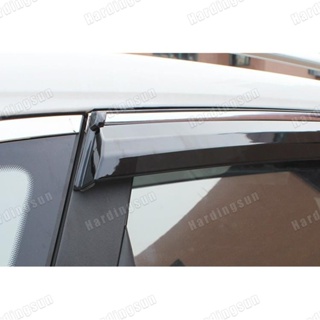 ที่บังแดดประตู หน้าต่าง โครเมี่ยม สเตนเลส CRV ACCORD RAV4 CITY ALTIS CAMry/Door Visor Chrome Lining Window Air Press 1 ชุด