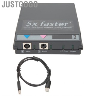 Justgogo Digital  Aid Programming Machine Fully Compatible USB Professional Box for Siemens Black  Cares