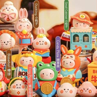 [พร้อมส่ง] ฟิกเกอร์ POPMART BOBO &amp; COCO Retro Grocery Store Series ของเล่น สร้างสรรค์ สําหรับตกแต่งบ้าน