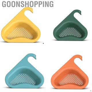 Goonshopping Swan Shape Drain  Exquisite Multifunctional Corner Kitchen Sink Strainer for