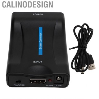 Calinodesign HD Multimedia Interface To Scart Converter  ABS Video for TV