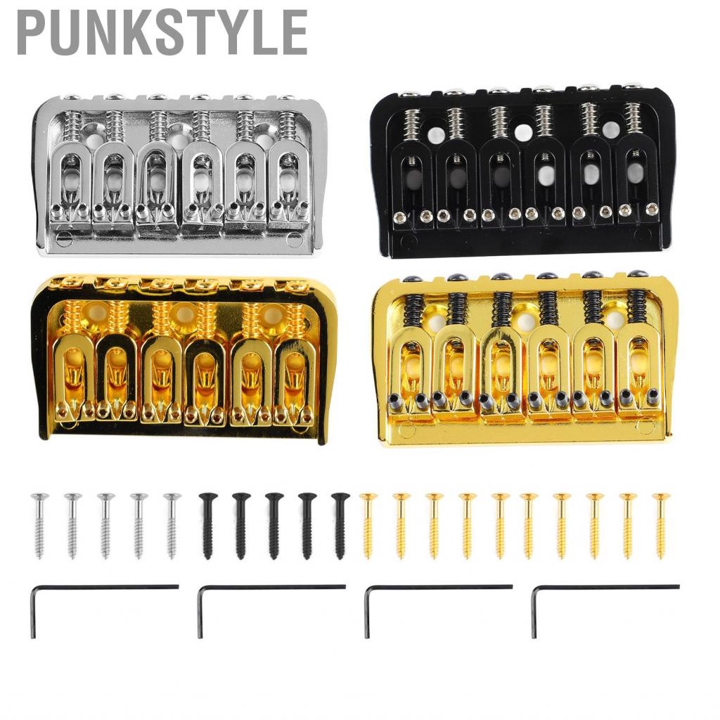 Punkstyle กีตาร์ไฟฟ้า FIXED BRIDGE โลหะปรับ Professional R