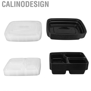Calinodesign Disposable Meal Prep Containers   Packaging Boxes Saving Space Environmental Takeaway for Party Sliced Cakes