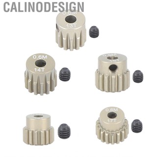 Calinodesign Pinion Gear  3.175mm 0.6M Shaft Gears for 1/8 1/10 RC Climbing Car
