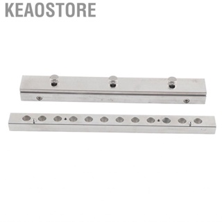 Keaostore Aluminum Lipstick Mold  Easy To Demould 12 Holes Are Available for DIY Home