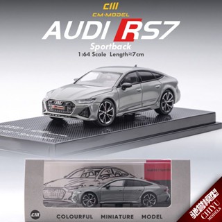 CM 1: 64 Audi RS7 ABT เหมาะกับของขวัญ ของเล่นสะสม สําหรับเด็กผู้ชาย โมเดลรถยนต์ ขนาด