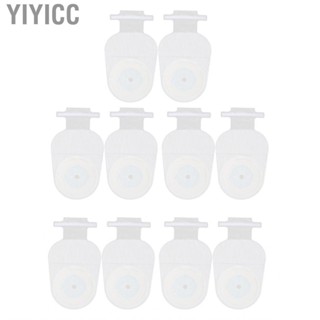 Yiyicc 10pcs Disposable Colostomy Bags One Piece Bag Cut to Fit Ostomy Supply