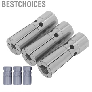 Bestchoices Taper Collet Set  Easy Installation 3pcs Stable Working High Hardness Carbide Spindle for Processing