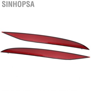 Sinhopsa Rear Bumper Reflector Red Tail Side Panel Replacement for Tesla Model X 2018 to 2023 Accessoriy Reflective Tool