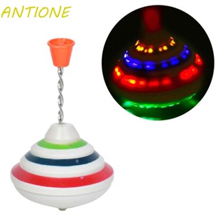 Antione ของเล่นเด็ก ตัวปล่อยไจโร เรืองแสง พร้อมไฟแฟลช LED สไตล์คลาสสิก สุดฮา ของขวัญวันเกิด สําหรับเด็ก