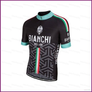 Np2 Bianchi Team ชุดเสื้อกีฬาแขนสั้น กางเกงขาสั้น แห้งเร็ว ป้องกันรังสียูวี สําหรับขี่จักรยาน ทุกเพศ