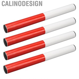 Calinodesign 4pcs Children&amp;apos;s Running  Relay PVC Track &amp; Field Red White