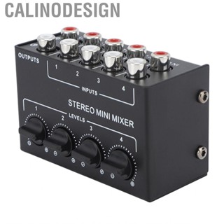 Calinodesign CX400 Mini Passive Stereo Mixer Portable  4 Channel For