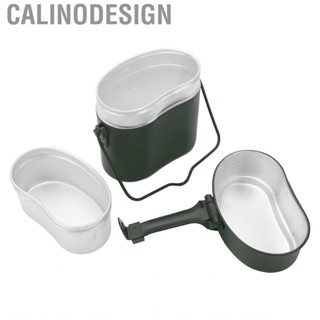 Calinodesign Military Mess Tin Multifunction Nonslip Durable  Grade Aluminium 180℃ Tem