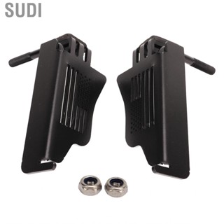 Sudi 1 Pair Foot Pegs Left Right Door Hinge Front Metal Rest Pedals Replacement For  Wrangler JK 2DR JKU 4DR 2007 to 2018