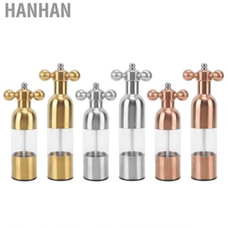 Hanhan Pepper Mill  Manual Easy Cleaning Coarseness Adjustable for Kitchen